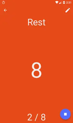 Tabata Timer - HIIT android App screenshot 2